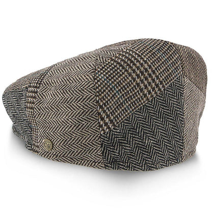 Tribeca - Walrus Hats Grey Tweed Patchwork Ivy Cap