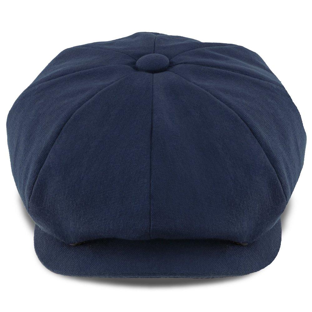 Beckham - Walrus Hats Tan Cotton 8 Panel Newsboy Cap
