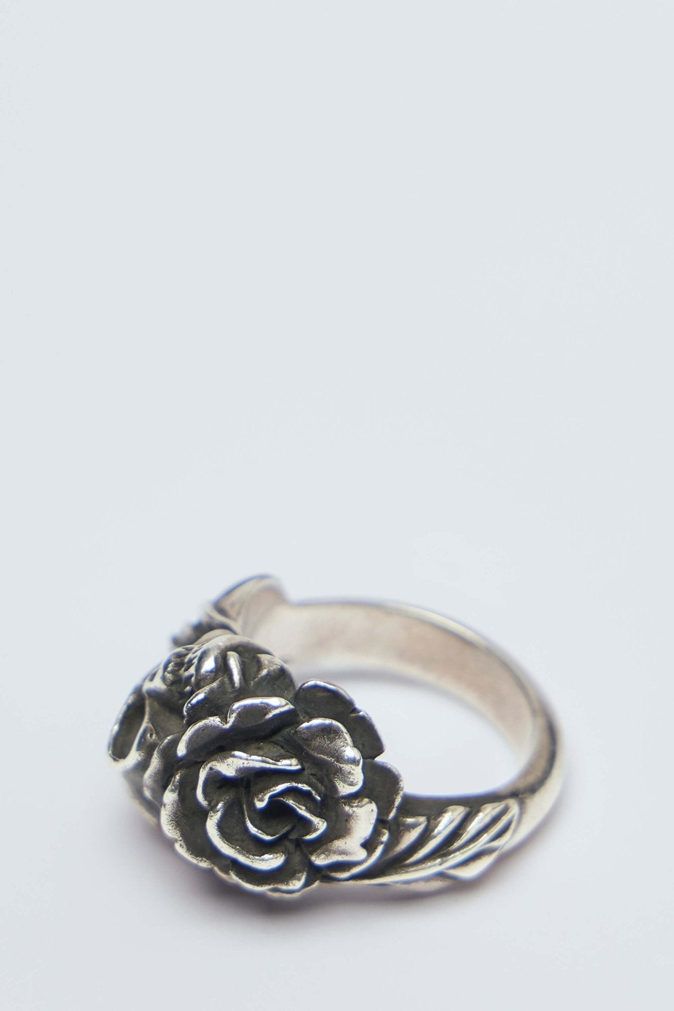 Werkstatt Ring Skull & Rose