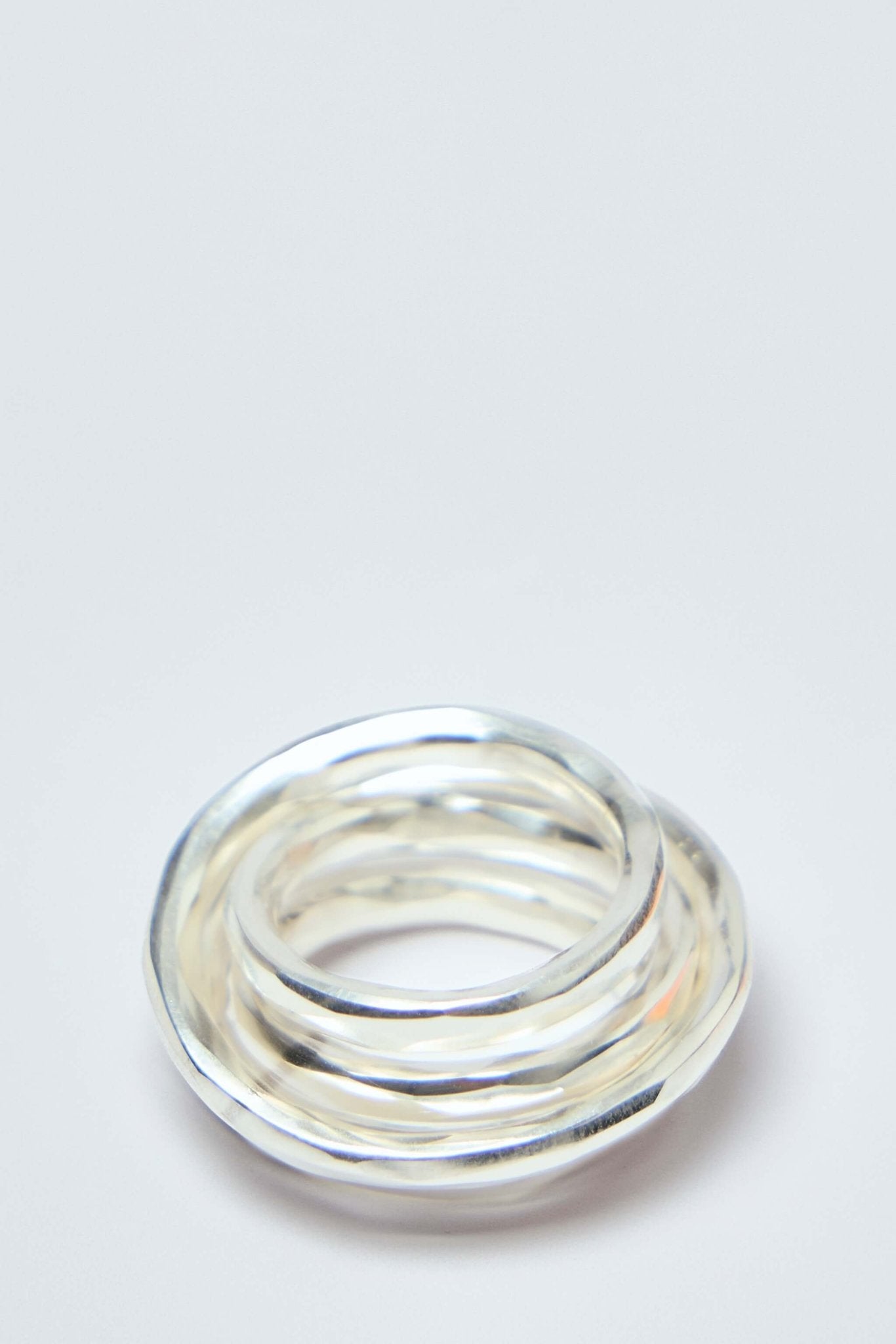 Hammered Wound Ring