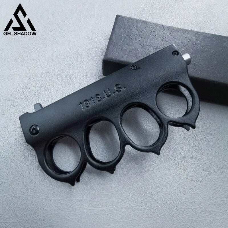 WWI 1918 Trench Knife Folder Spring Assist Knuckle Knife-GS38