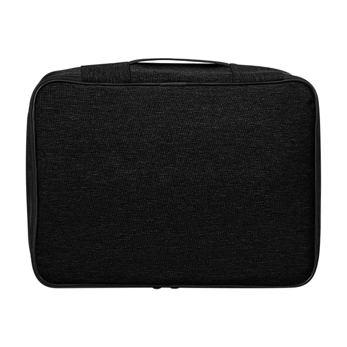 Fireproof Document Organizer Box with Mesh Pockets, 14.6 Inch