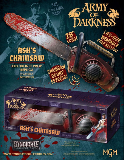 EVIL DEAD: ARMY OF DARKNESS - Officially Licensed 1:1 Ash's Chainsaw Replica