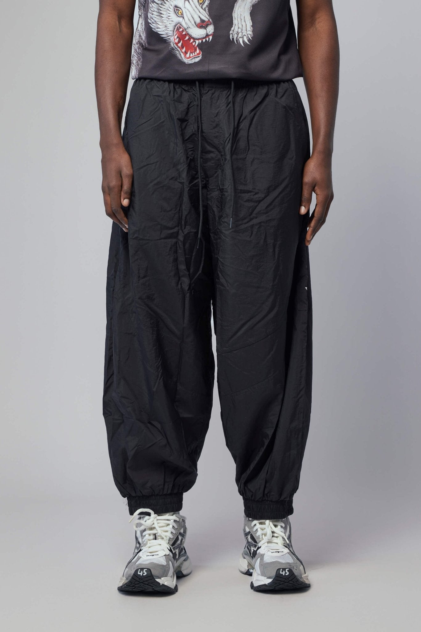 Raw Edge 3 Stripes Nylon Shell Pants