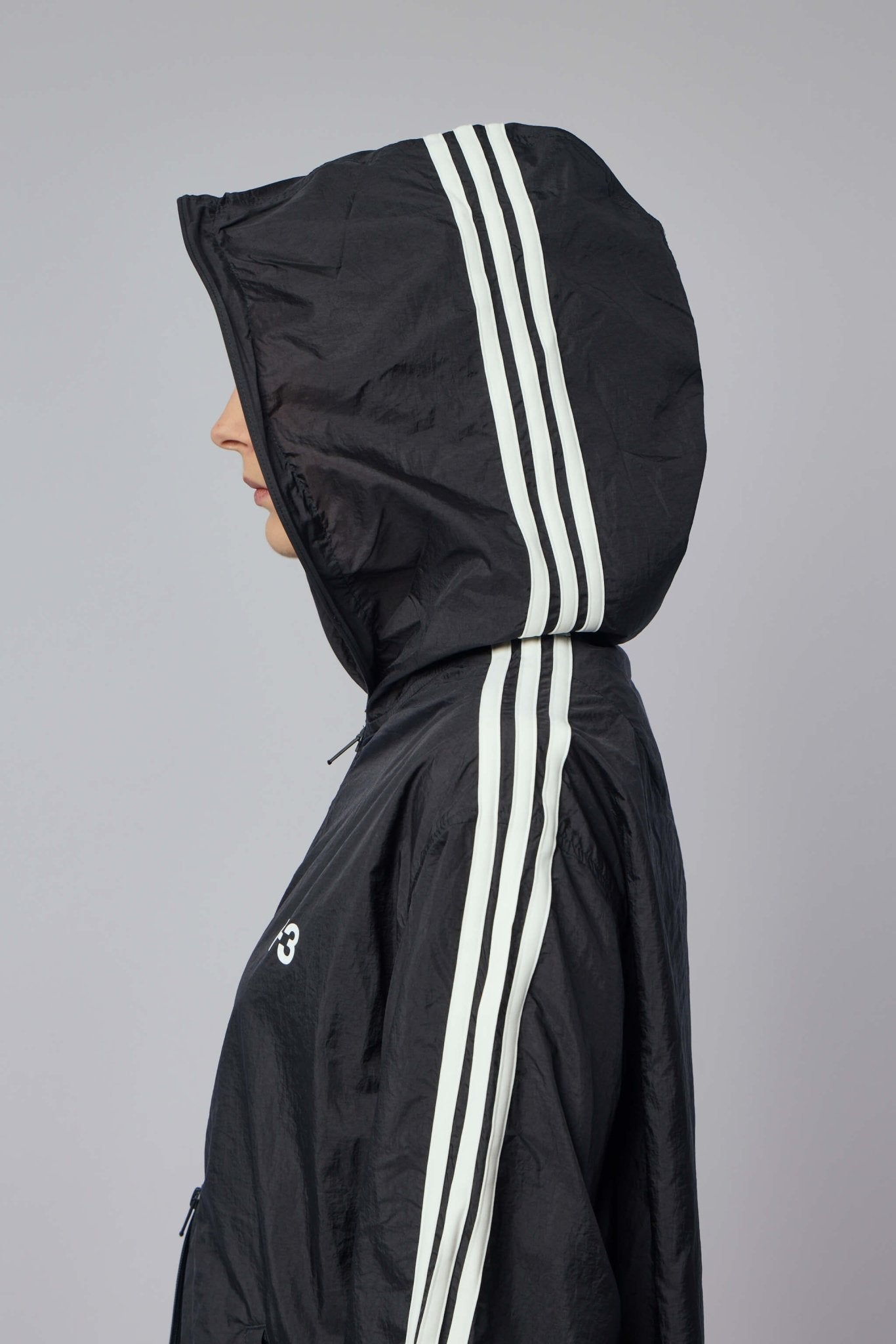 Nylon Wired 3-stripes Track Top