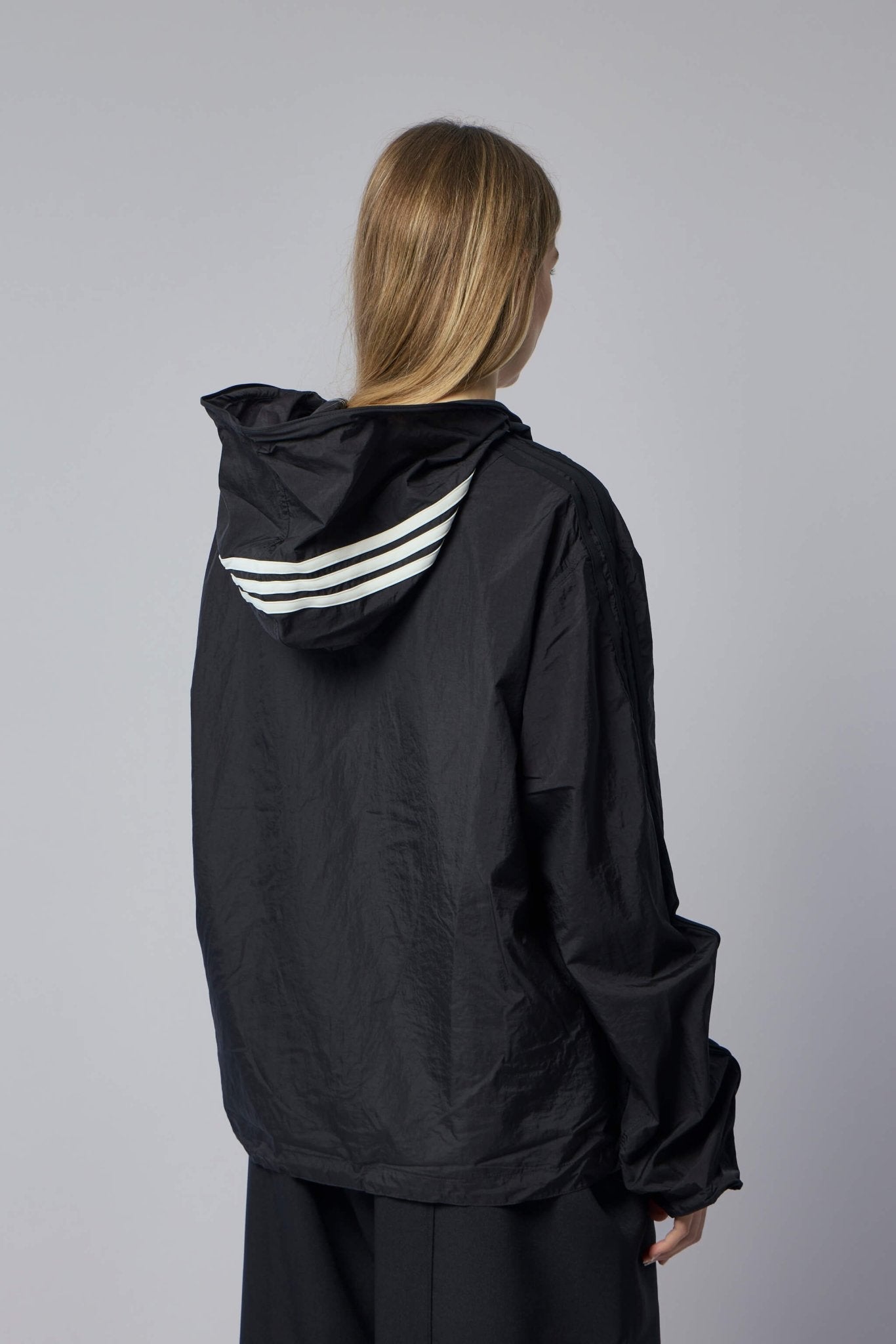 Nylon Wired 3-stripes Track Top