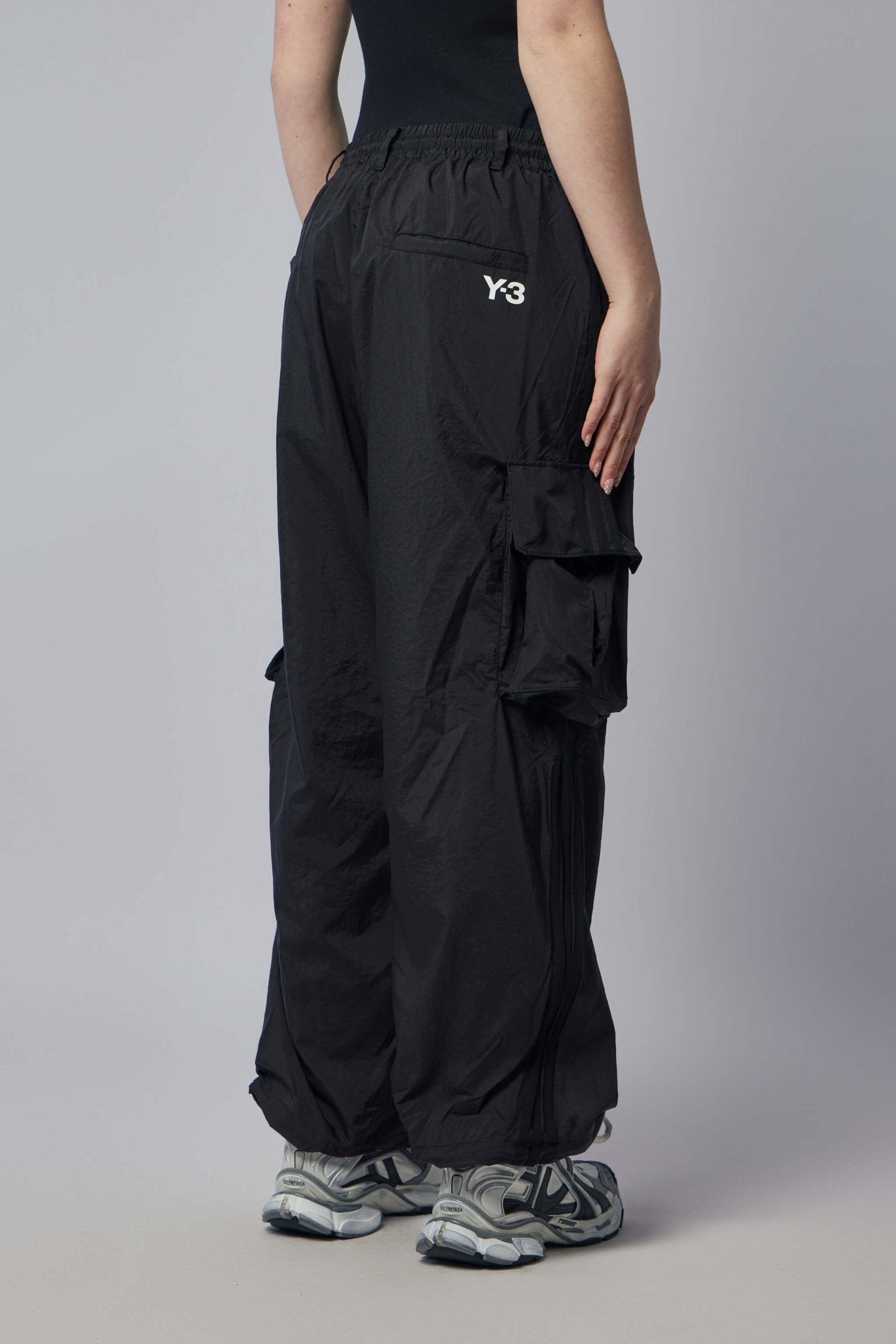 Nylon Wired 3 Stripes Cargo Pants