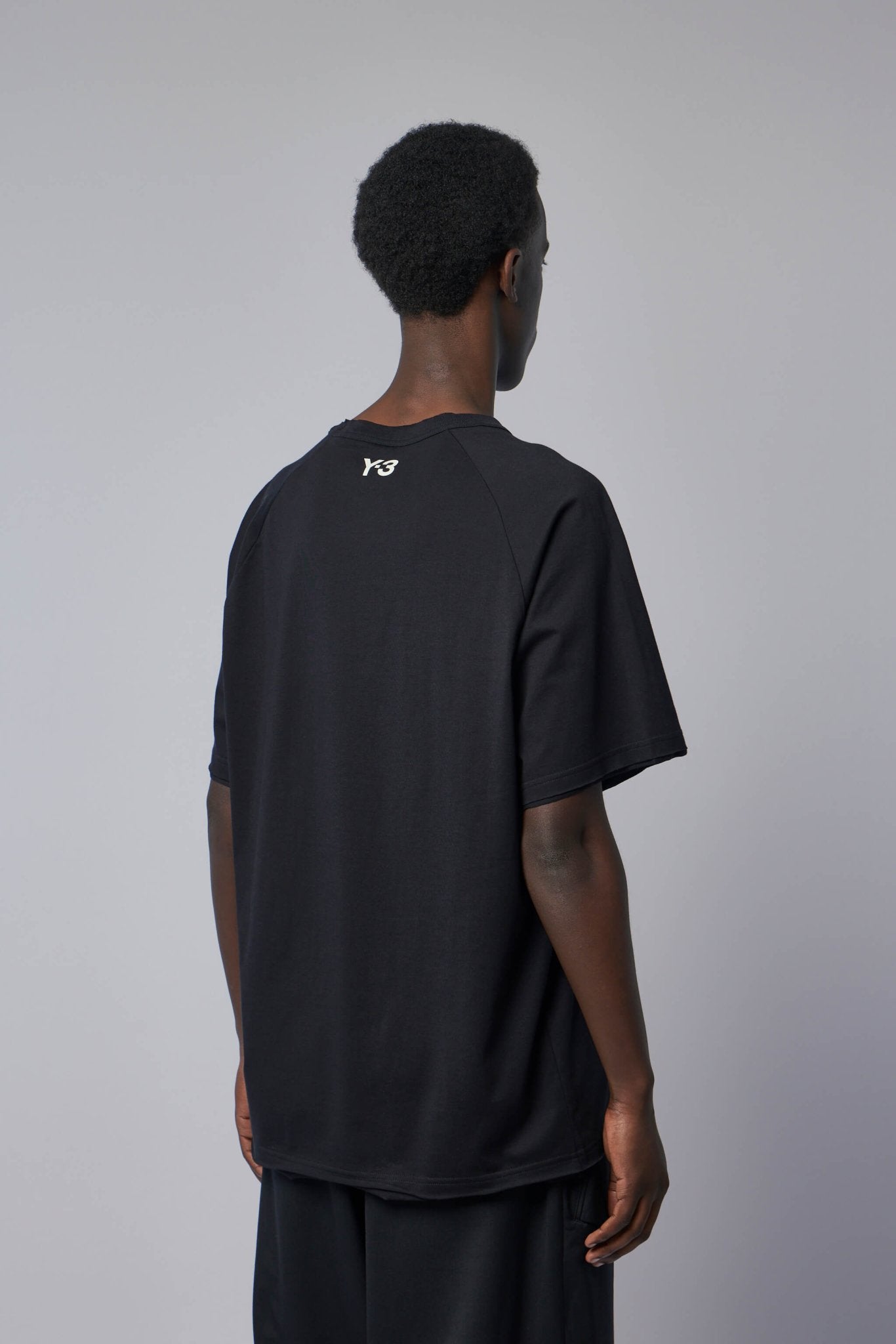 Raw Edge 3-stripes Short Sleeve Tee