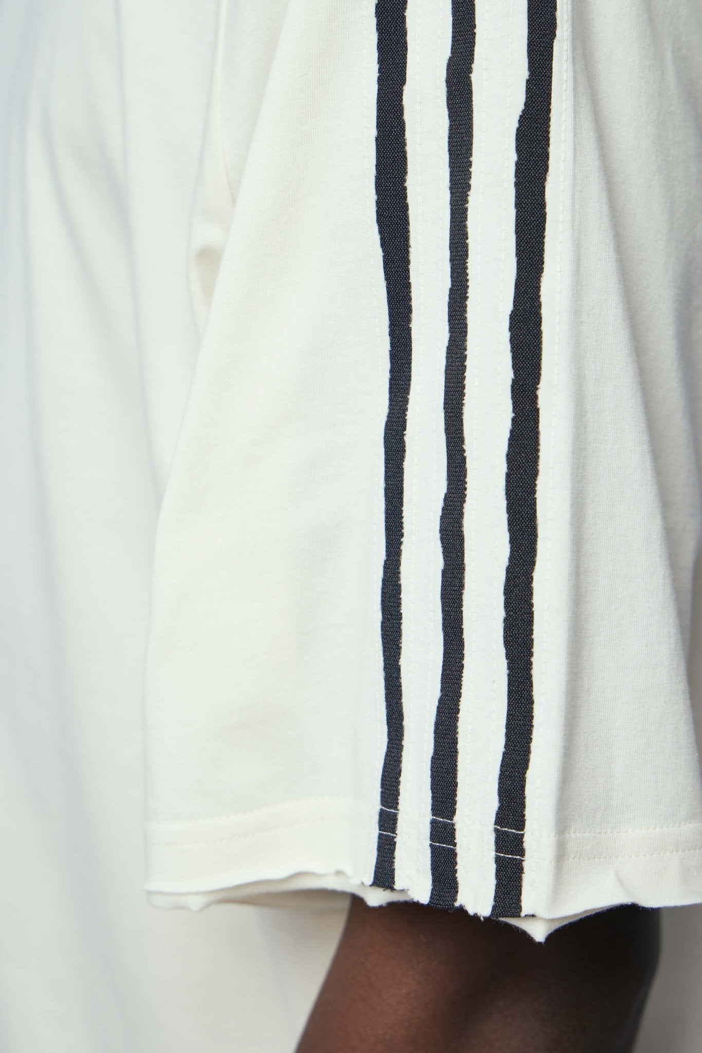 Raw Edge 3 Stripes Short Sleeve Tee
