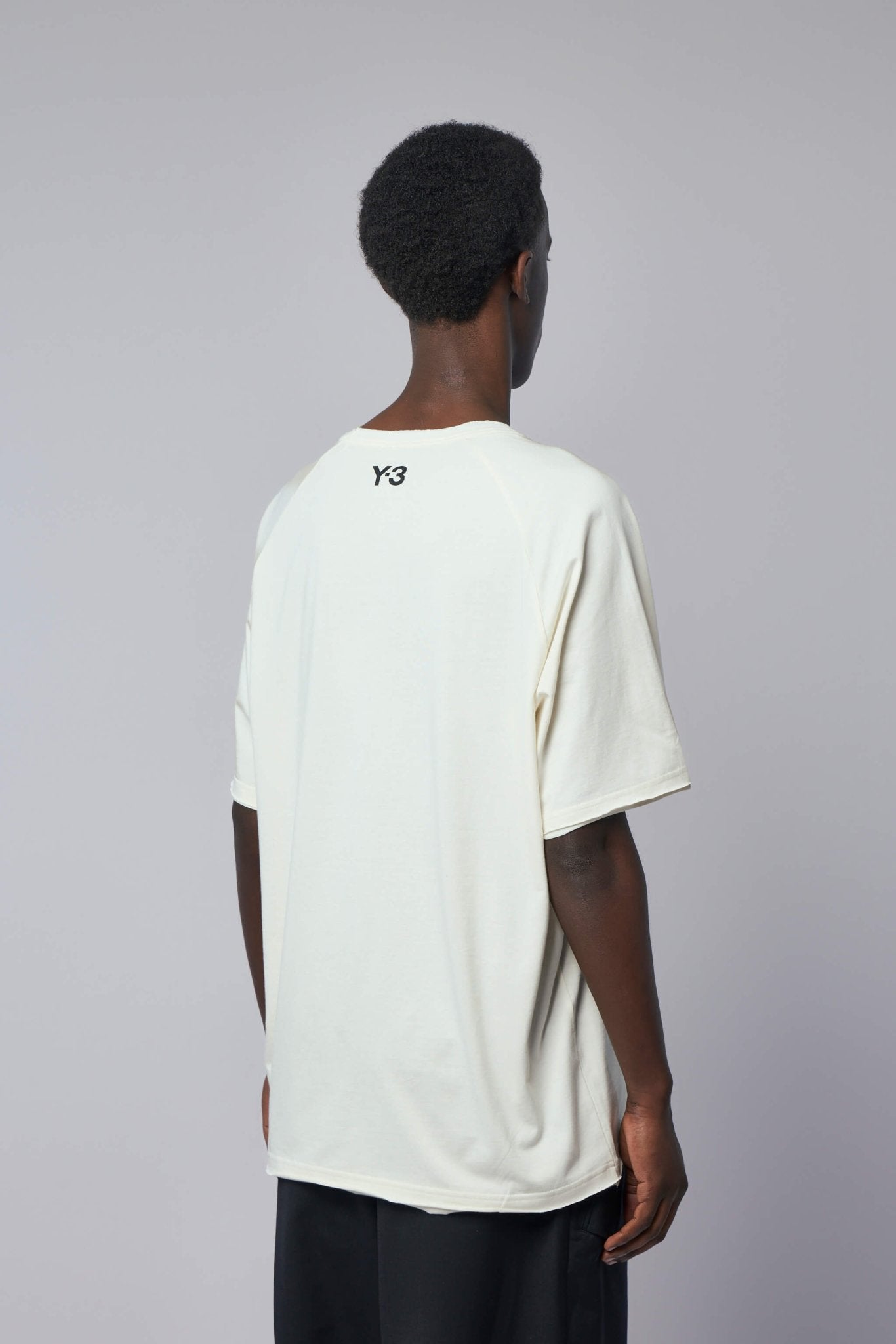 Raw Edge 3 Stripes Short Sleeve Tee