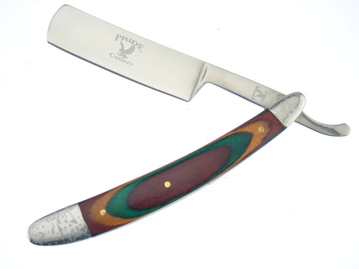 Frostwood Handle Straight Razor - TOPHATTER'S ARMORY DEALS