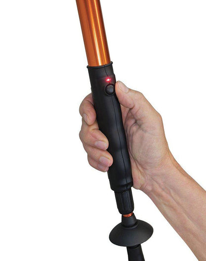 Zap®  Hike 'n' Strike Stun Gun with Flashlight Hiking Staff - Orange or Black