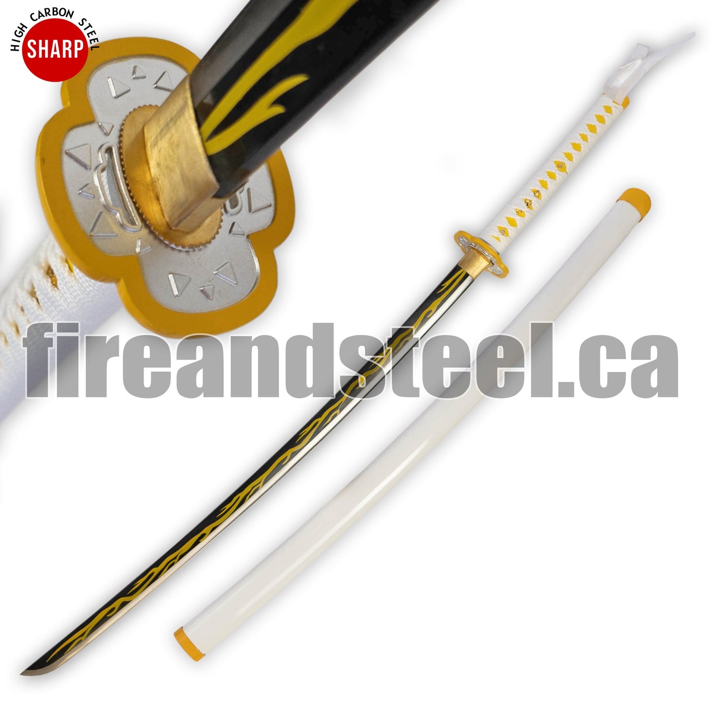 Zenitsu Agatsuma's Yellow Nichirin Katana (Battle Ready)