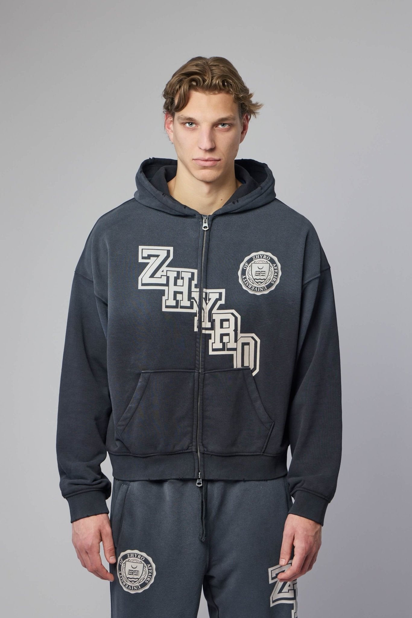 College Zip Hoodie