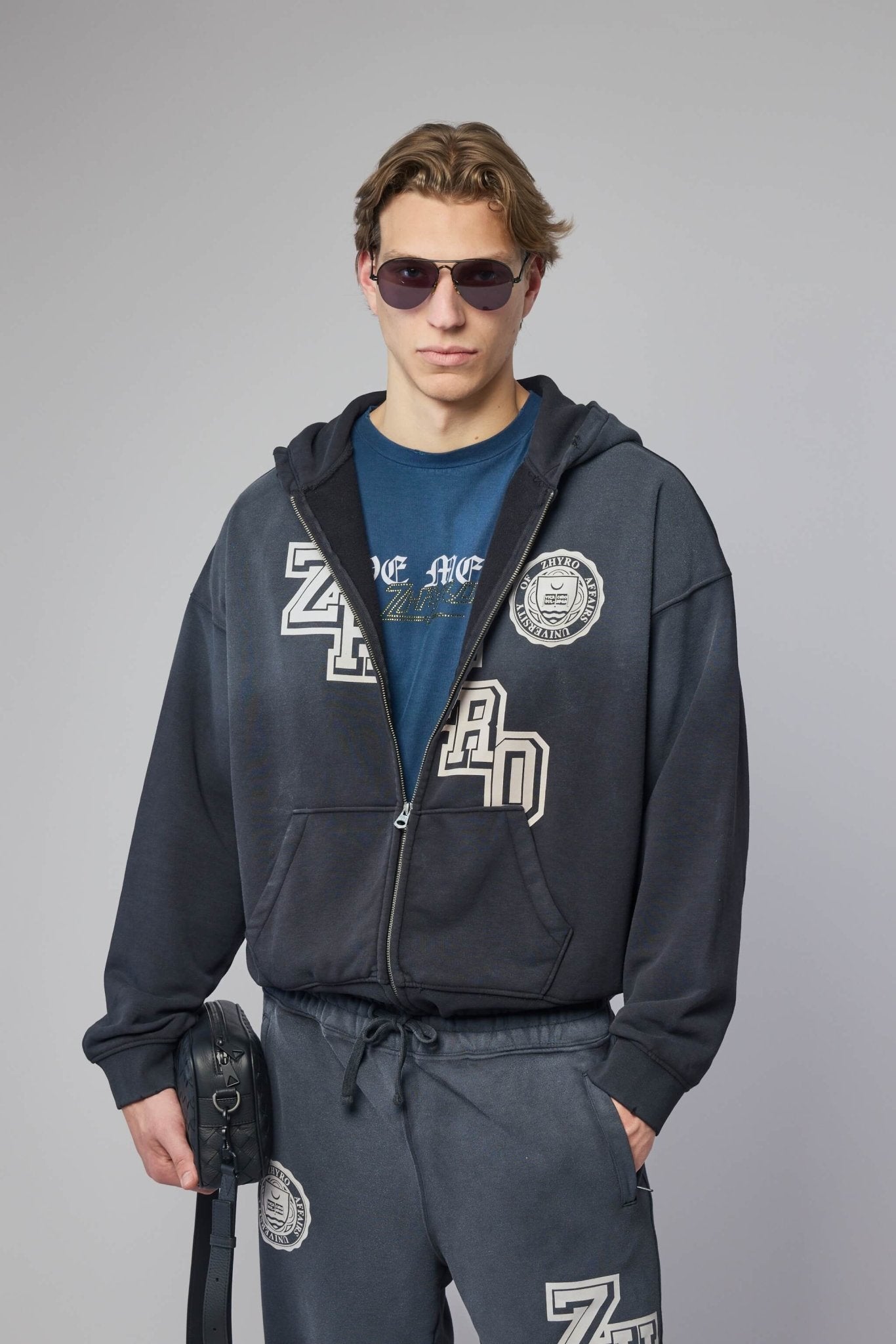 College Zip Hoodie