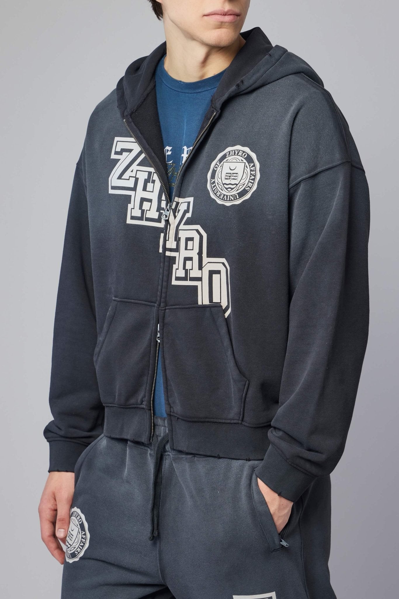 College Zip Hoodie