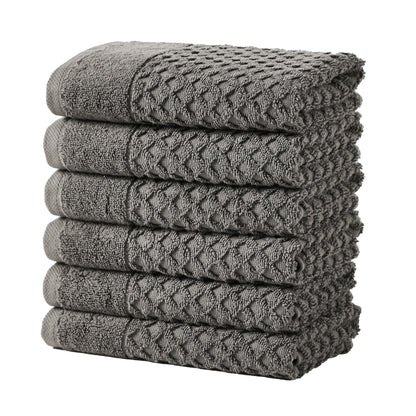 Cotton Diamond Waffle Weave Bath Towel Set - Grayson Collection
